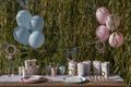 Tischdeko Baby Boy or Girl Gender Reveal Party Teller Servietten Banderole Bunt 40-teilig 6