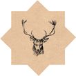 Servietten Recycled Hirsch Natur Tischdeko Herbst 33 x 33 cm 20er Pack 1