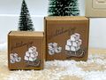 Umzugskartons für den Wichtel als Zubehör für ein Wichteldorf Weihnachtsdeko 2-teilig 2