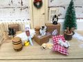 Wichtel Zubehör Umzugskartons Wichtel Umzugskarton Miniatur Kartons Umzug Puppenhaus Weihnachten 6