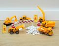 Wichtel Zubehör Baustelle Bagger Baustellenfahrzeug Miniatur Wichteldorf 6-teilig 2