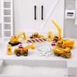 Wichtel Zubehör Puppenhaus Set – Miniatur Baustelle mit Baufahrzeug 3