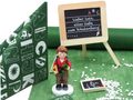 Einschulung Tischdeko Junge Schulanfang Grün Tafel Servietten Deko SET 2