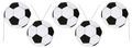Wimpel Girlande Fußball Kindergeburtstag Mottoparty Geburtstag ø 20 cm 6m lang 1
