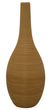 Vase Ocker Geriffelt Bauchig Keramik Tischdeko Keramikvase Deko 25 cm 1