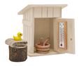 Wichtel Zubehör Wellnes Sauna Saunahäuschen Badeente Handtuch SET 1