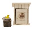 Wichtel Zubehör Wellness Sauna Holz Saunahäuschen Badeente Handtuch SET 2