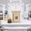 Sauna Häuschen mit Miniatur Saunazubehör 3 Stück mit Sauna - Geschenk Basteln Diorama 5