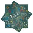 Servietten Einschulung Schultafel Schultüte Bücher Grün ABC Tischdeko 33 x 33 cm 20 Stück 1