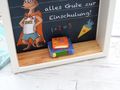 Verpackung Geldgeschenk Schulanfang Einschulung Schule MIT NAMEN Geldverpackung Erdmännchen 3