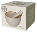 Mörser und Stößel im Set aus Keramik im Vintage Stil als unverzichtbares Küchenutensil 2
