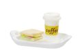 Wichtel Zubehör Frühstück Toast Kaffee Miniatur Puppenhaus Set 3-teilig 1