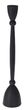 Kerzenhalter Schwarz Metall Einarmiger Leuchter Kerzenständer Kerzenhalter 30 cm 1