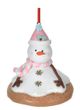 Schneemann Anhänger Christbaumschmuck Keks Pastell Kinderzimmer Konditorei Deko Kunststoff 3 Motive 9cm 2