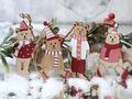 Bären Christbaum-Hänger Teddy Bär Baumschmuck Weihnachten Fenster Deko Kinderzimmer  2