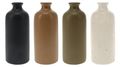 Deko Vase Flasche Porzellan Klein 4 Farben Flaschenvase Blumenvase 14 cm 1