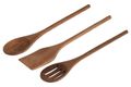 Küchenwerkzeug Set 3-teilig Holz Kochlöffel Küchenhelfer Küchenutensilien 30cm 1