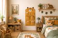 Organizer Tigermotiv Safari Kinderzimmer Aufbewahrung Geschenk Kind Junge Mädchen 2