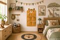 Hängeaufbewahrung Tiger - Safari Motiv Kinderzimmer Baby Organizer Aufbewahrung Kind Baby Geschenkidee 4