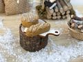 Wichteltür Zubehör Miniatur Mehlsack Brot Krippe Deko Weihnachten 3-teiliges Set 3