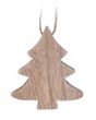 Tannenbaum aus Holz mit Bändchen zum Aufhängen 8