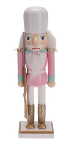 Holz Nussknacker Deko Figur Weihnachten Adventsdeko 25cm