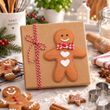 Geldgeschenk Box mit Lebkuchen Figur & Wintermotiv - Geschenkidee für Weihnachten 4