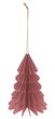 Christbaumschmuck Weihnachtsbaum Papierbaum Mauve Beere Rot Tannenbaum Weihnachtsdeko Deko 10cm Klein 3