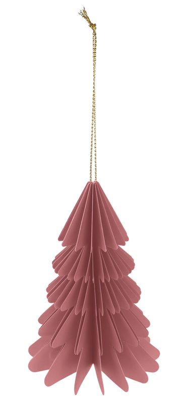 Christbaumschmuck Weihnachtsbaum Papierbaum Mauve Beere Rot Tannenbaum Weihnachtsdeko Deko 10cm Klein