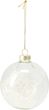 Christbaumkugeln Glas Ø 8cm mit Trockenblumen Weihnachtskugeln 12 Stück 3