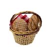 Wichtel Zubehör Körbchen Korb mit Brot und Baguette Weihnachten Deko 3,5cm 1