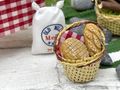 Miniatur Körbchen Korb mit Brot und Baguette Basteln Deko Wichtel Basteln 2