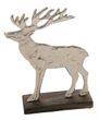 Alu Hirsch Elch als Dekoration für die Winter- und Weihnachtszeit 17cm 1
