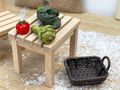 Miniatur Schinken Salat Puppenhaus Wichtel 3