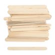 Wichtel Zubehör Eisstiele Holz Spatel Holzstäbchen zum Basteln DIY Handwerk  1,8 x 15cm 50 Stück  1