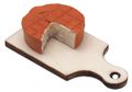 Wichtel Zubehör Käseplatte Käse Orange Schneidebrett 2-4cm Wichteldorf 2