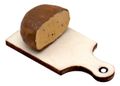 Wichtel Zubehör Käseplatte Käse Braun Schneidebrett 2-4cm Wichteldorf 3