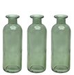 Vase Grün Salbei Glas Blumenvase Dekovasen Kommunion Konfirmation Hochzeit 16cm 3 Stück  1
