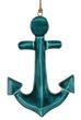 Anker Mangoholz Anhänger Jutekordel Lackiert Petrol Maritime Deko 18cm Hoch 1