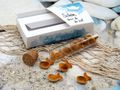 Gastgeschenk Taufe Konfirmation Kommunion Strand Hochzeit Maritim Geburtstag Blau Papierboot  3