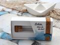 Gastgeschenk mit Glasröhrchen mit Spruch Schön, dass du da bist zur Kommunion Konfirmation oder Taufe 3
