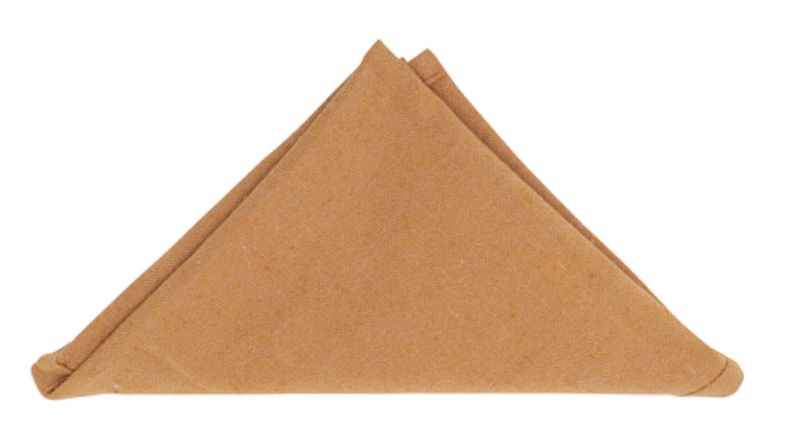 Servietten Stoff Orange Abendessen 40cm x 40cm Tischdeko