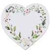3cm Streudeko Herz Blätter Blüten Mix Grün Holz Hochzeit 2