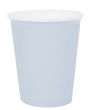 Becher Pappbecher Hellblau Blau Papier Tischdeko Party 10 Stück 1