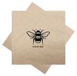 Servietten Recycled Biene Honigbiene Natur Tischdeko 33 x 33 cm 20er Pack 1