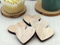 Herz Tischdeko Hochzeit Salbei Eukalyptus Holz Natur Vase Kerze SET 20 Personen 3