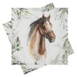 Servietten Pferd Reiten Blättermix Grün Geburtstag Tischdeko 33x33 cm 20er Pack 1