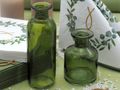 Vase Mittel und Klein Olive Tischdeko Eukalyptus Creme Olive Gold Kommunion Konfirmation SET 20 Personen 5