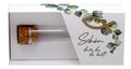 Gastgeschenk Schatulle 13,5 cm mit Glasröhrchen Eukalyptus Fisch Salbei Kommunion Konfirmation Tischdeko 1