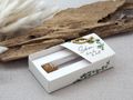 Gastgeschenk Tisschdekoration Kommjnion Konfirmation Eukalyptus Salbei Fisch Gold 13,5 cm 7